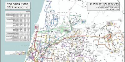 Estação Central de ônibus de Tel Aviv mapa